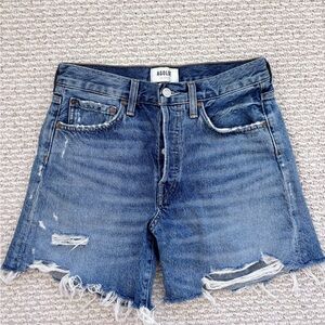 Agolde Women’s Size 25 Parker Shorts Denim Button Fly 100% Cotton